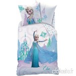 Disney Frozen Arabesque Parure de lit  Coton  Blanc  135 x 200 cm  de 2 unités - B072M6VTGL